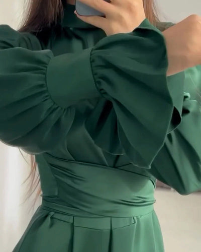 Elegantes Damen Maxikleid mit Floralmuster