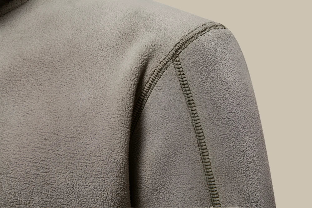 Herren Fleece-Pullover mit Reißverschluss | Bequem und warm