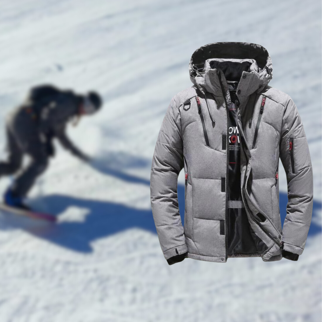 Herren Winterparka mit abnehmbarer Kapuze - Wasserdicht & Wärmend