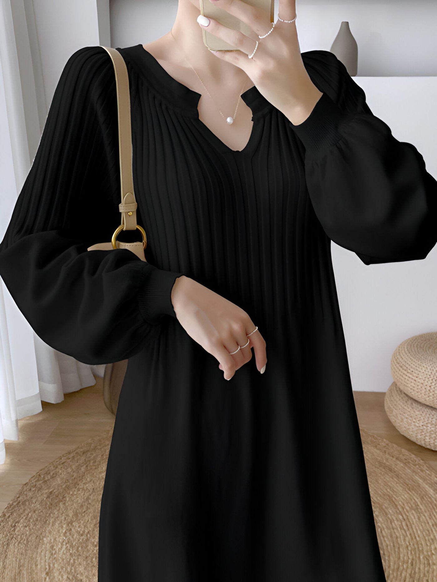 Waltraud | Bequemes & Stilvolles Plus-Size Strickkleid