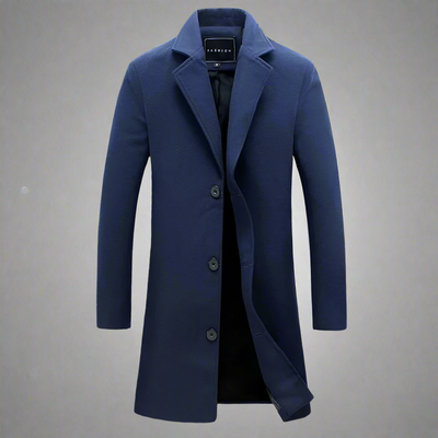 Eleganter Herren Mantel - Schlankes Design für Büro und Freizeit mit Klassischer Passform