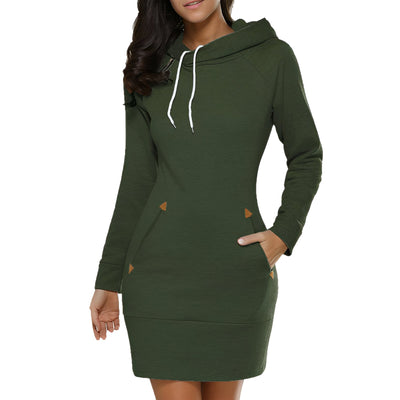 Denise | Casual Hoodie Kleid mit Taschen