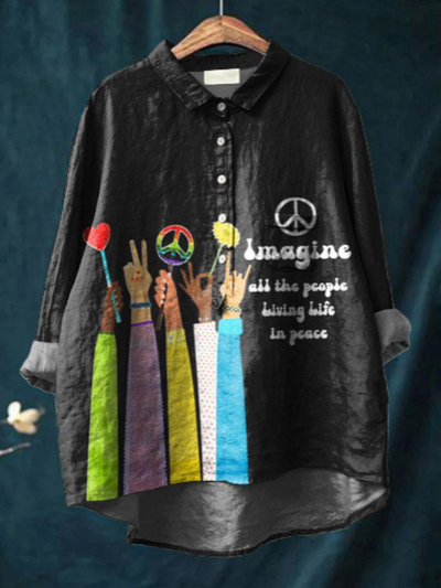 Rosula | Hippie-Kunst-T-Shirt