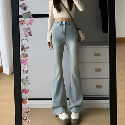 Camila | High-Waist Flare Stretch Mustache Jeans