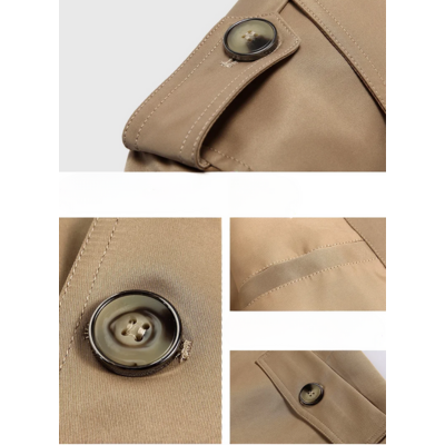 Herren Übergangsmantel - Eleganter Klassiker mit schlankem Schnitt