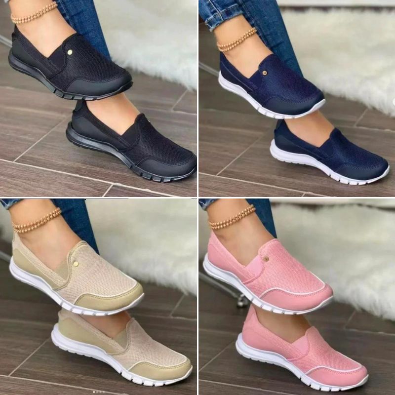 Orthopädische Damen Slip-On Komfortschuhe