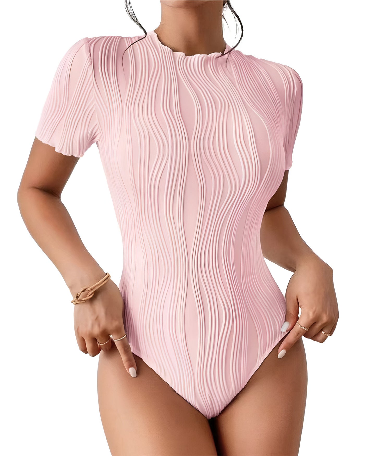 Renna | Elegantes Bodysuit mit Rundhalsausschnitt