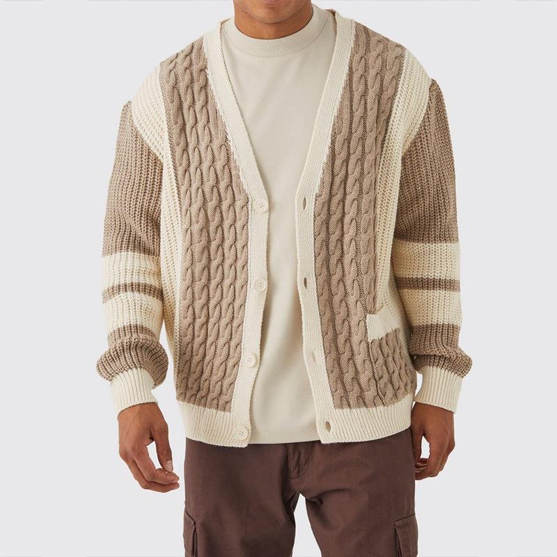 Gestrickter Herren Cardigan