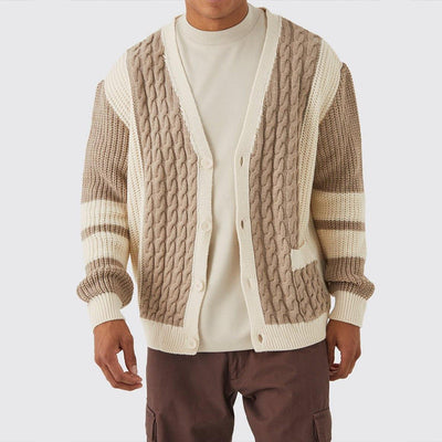 Gestrickter Herren Cardigan