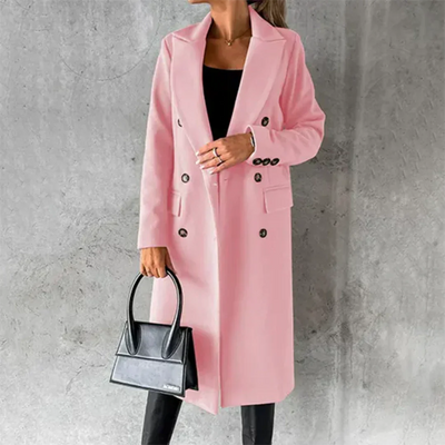 Warmer Damen Trenchcoat für den Winter mit Gürtel