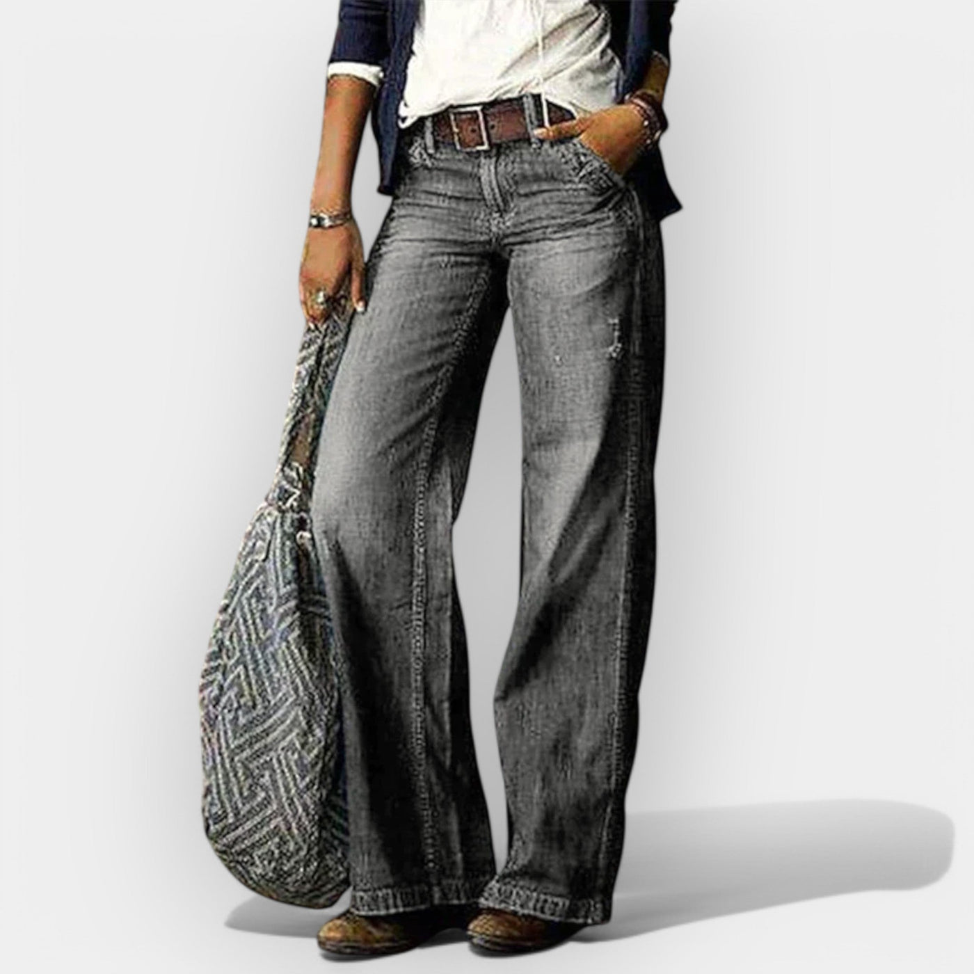 Modische Elegante Damen Stoffhose