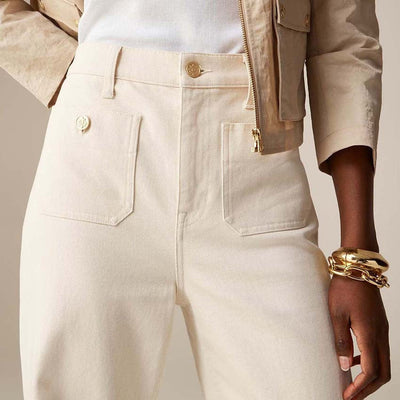 Ausgestellte Schlaghose Damen Jeans