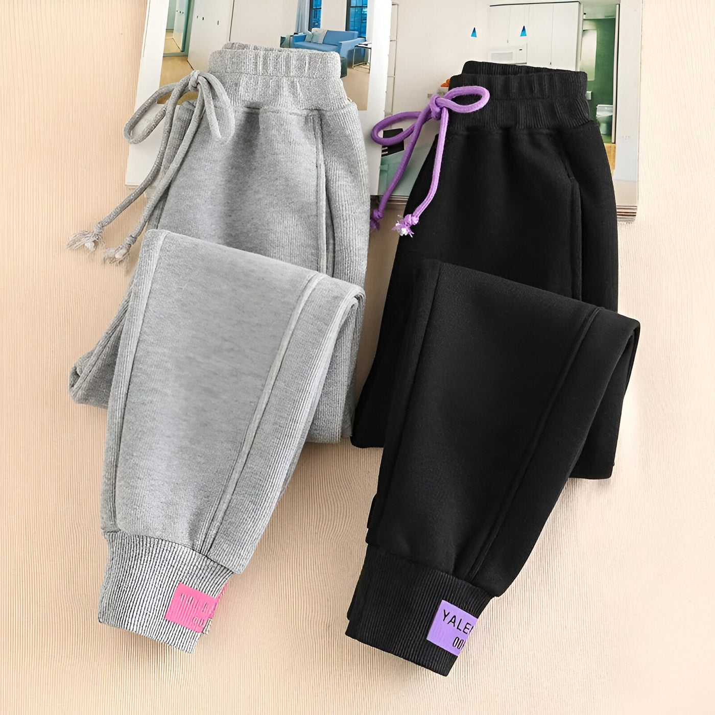 Petronella | Neue graue Jogginghose für Frauen
