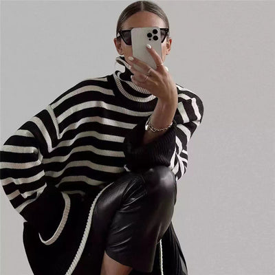 Warmer Rollkragenpullover für Frauen