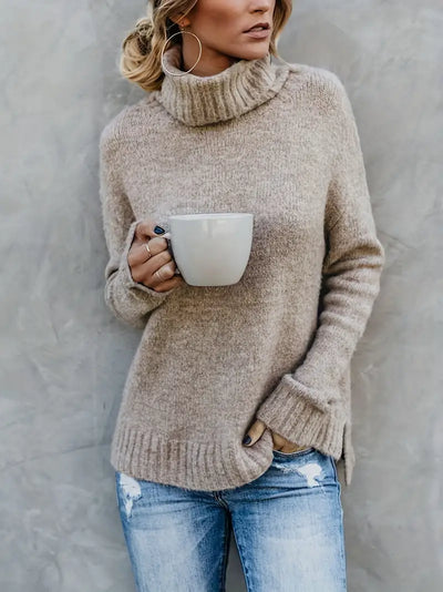 Damen Rollkragenpullover - Elegant & Warm
