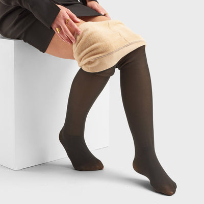 Warme Damen Thermostrumpfhose mit Fleece-Futter für den Winter