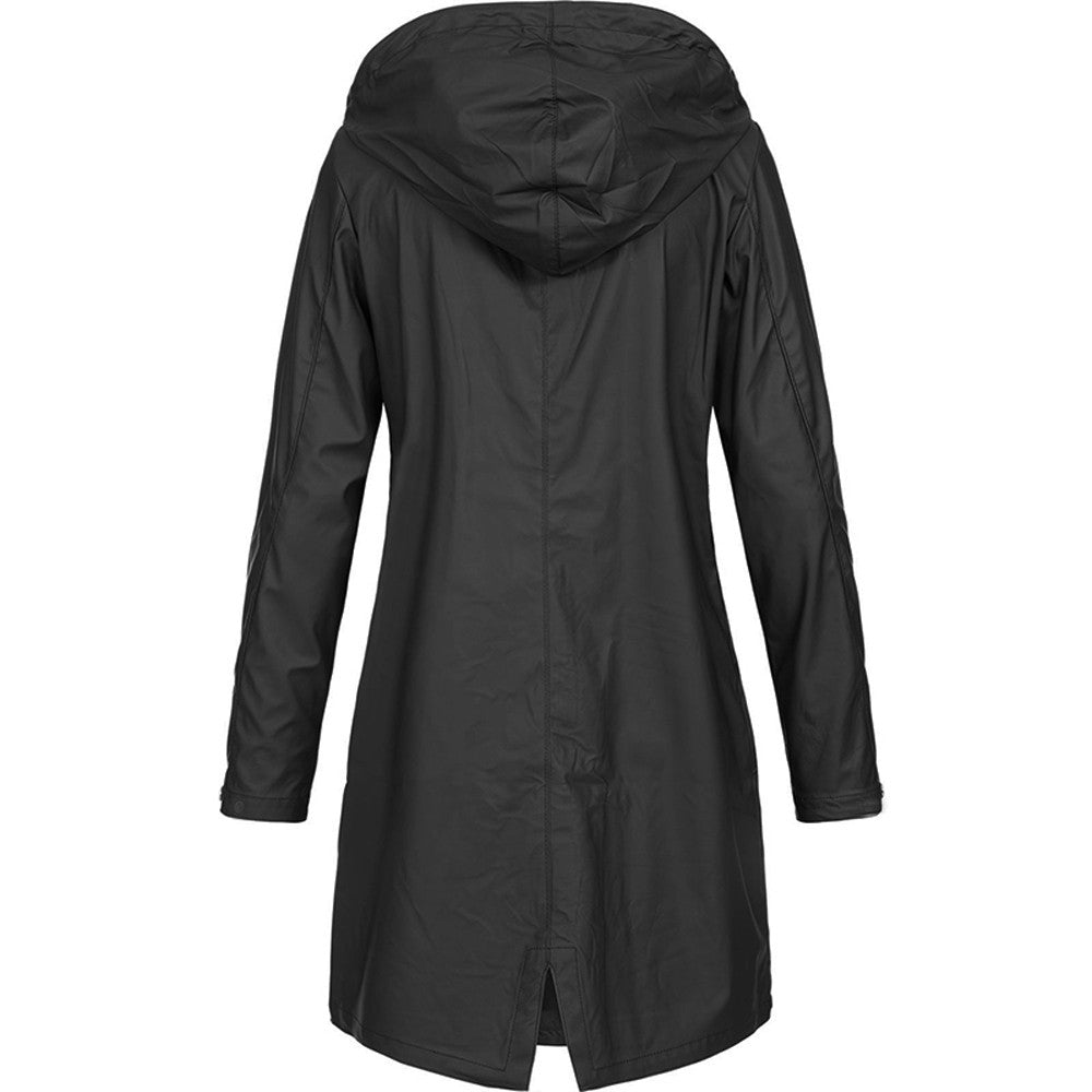 Wasserdichte Damen-Regenjacke mit Kapuze - Modern & Wetterfest
