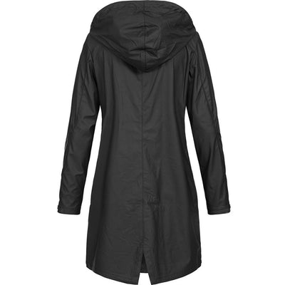 Wasserdichte Damen-Regenjacke mit Kapuze - Modern & Wetterfest