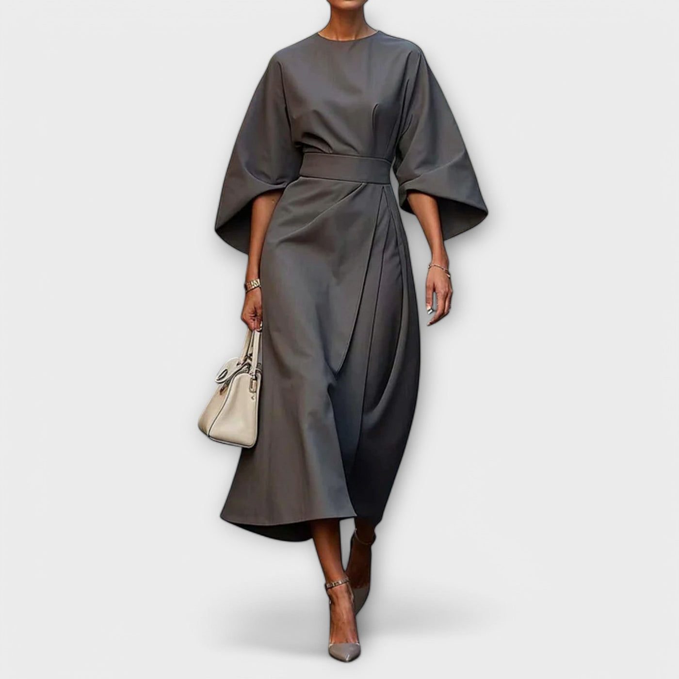 Elegantes Damen Abendkleid Langarm