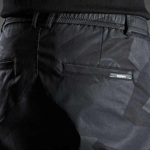 Herren Slim-Fit Chino Hose in Schwarz
