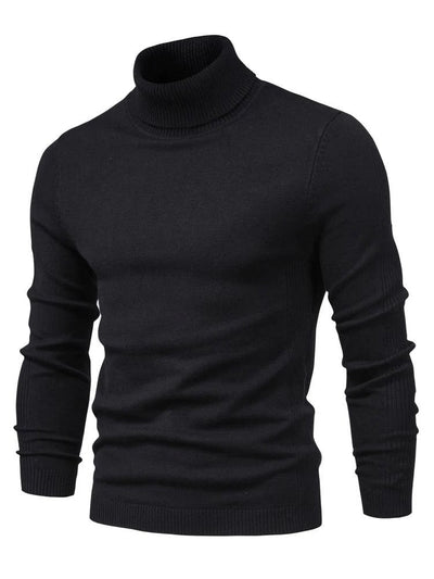 Hochwertiger Herren Rollkragenpullover | Slim Fit | Weiche Merinowolle