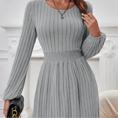 Brunhilde | Elegantes Strick-Midi-Kleid