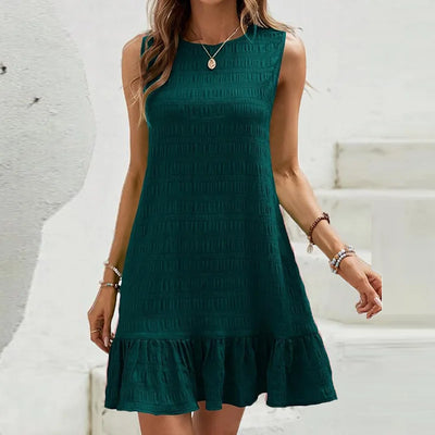 Isabella™ - Sommerliches ärmelloses Minikleid mit Rüschen