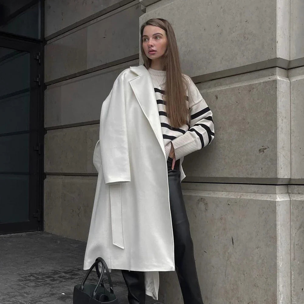 Gerda | Pullover mit Rundhalsausschnitt und Streifen