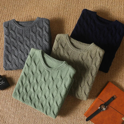 Eleganter Strickpullover für Herren