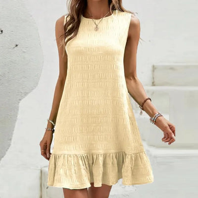 Isabella™ - Sommerliches ärmelloses Minikleid mit Rüschen