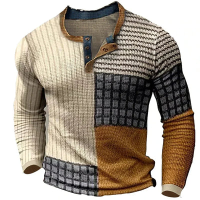Jermoni | Pullover mit Patchwork-Design