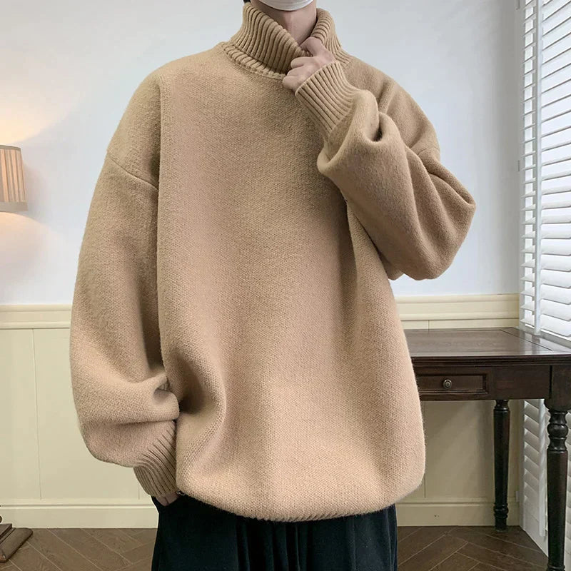 Oversized Rollkragenpullover für Männer