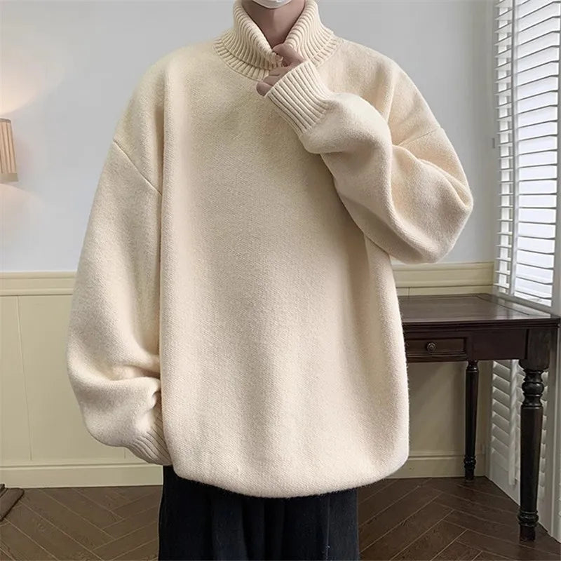 Oversized Rollkragenpullover für Männer