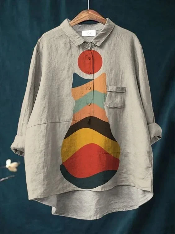 Regina | Katzen-Kunst-T-Shirt