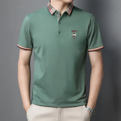 Sven | Lässiges Baumwollpolo mit Stickerei