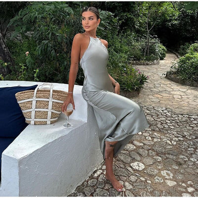 Ärmelloses Maxi-Kleid für Damen - Seralyae