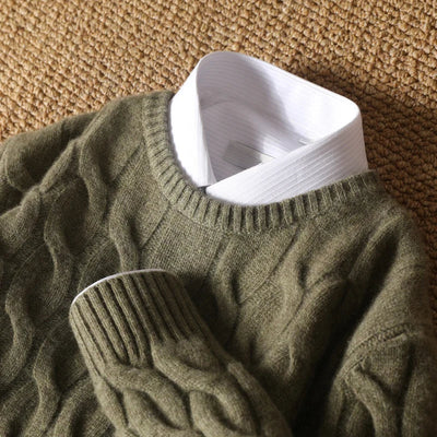 Eleganter Strickpullover für Herren