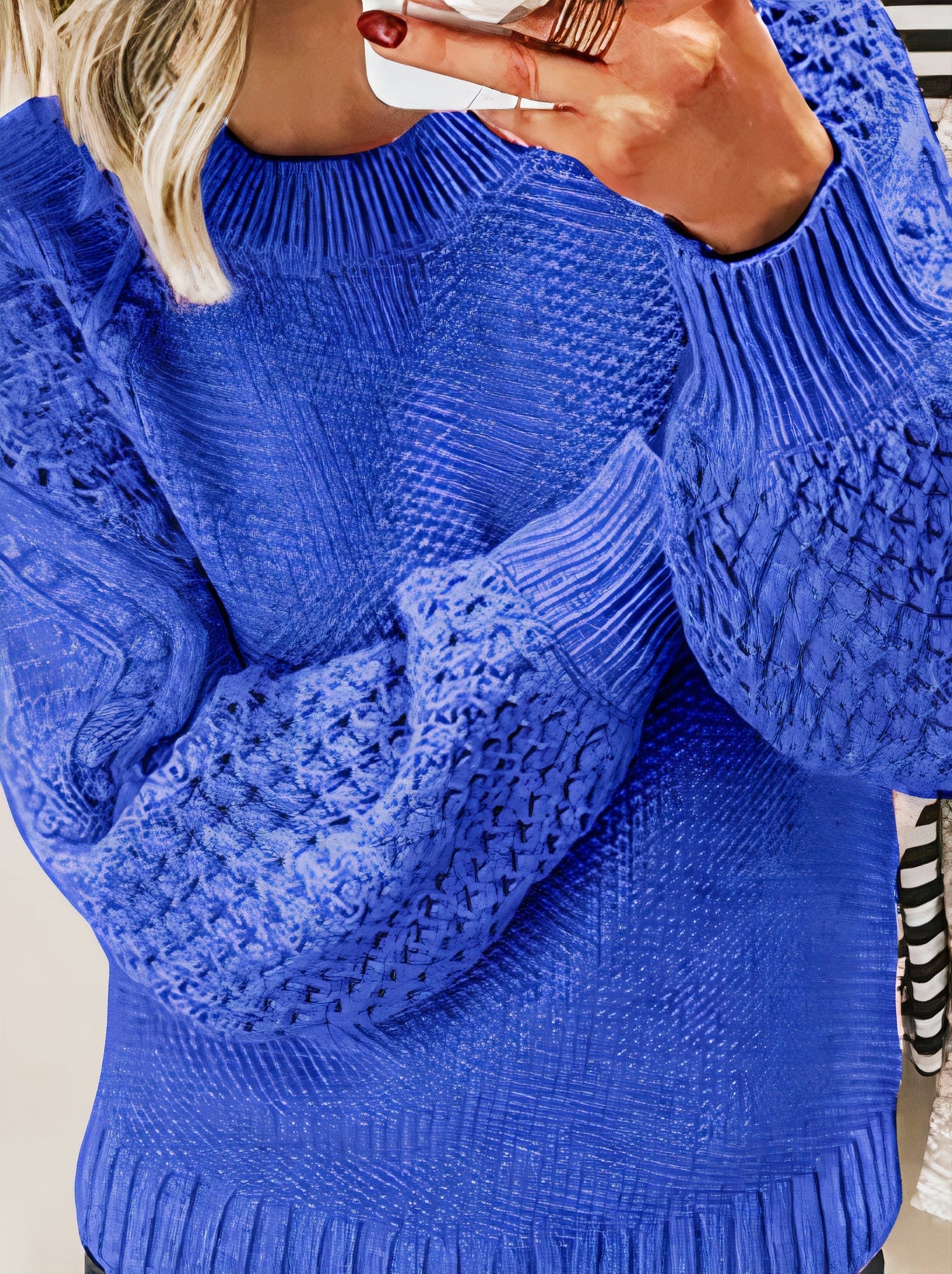 Kuscheliger Strickpullover für Frauen