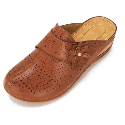 Elegante Blumenplattform Sandalen Damen - Antica