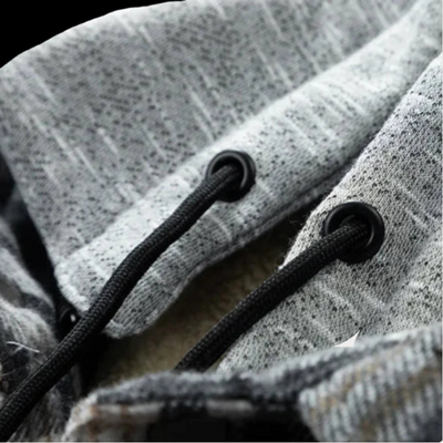 Kapuzenjacke mit Karomuster für Herren - Finn