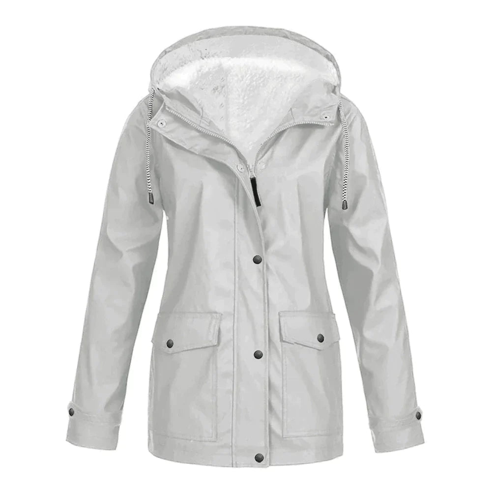 Damen Winterjacke wasserdicht & warm mit Kapuze | Outdoor Funktionsjacke