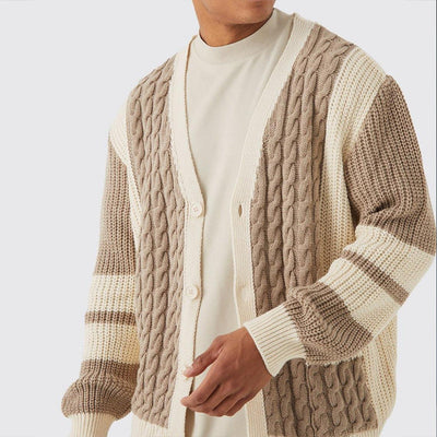 Gestrickter Herren Cardigan