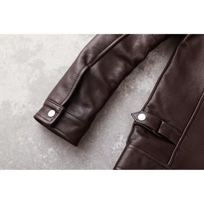 Elegante Herren-Lederjacke aus hochwertigem Echtleder - Zeitlos und stilvoll