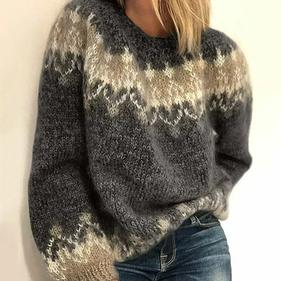 Mohair Pullover Dunkelgrau - Clara