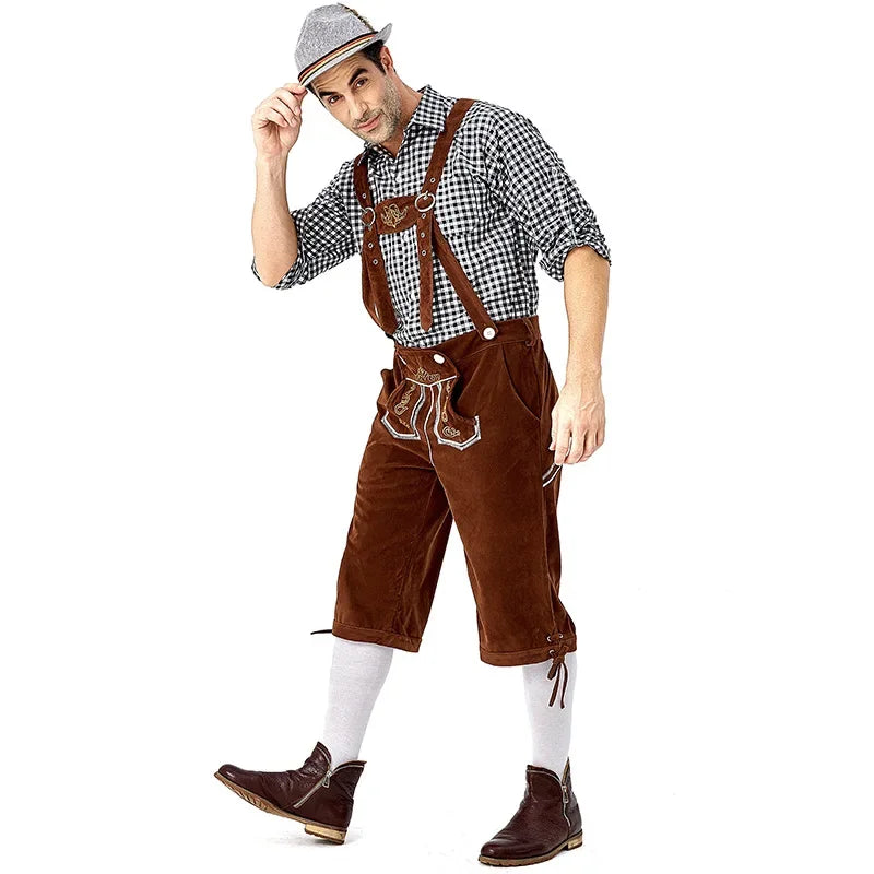 Lederhosen Oktoberfest Kostüm für Männer