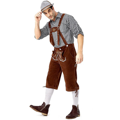 Lederhosen Oktoberfest Kostüm für Männer