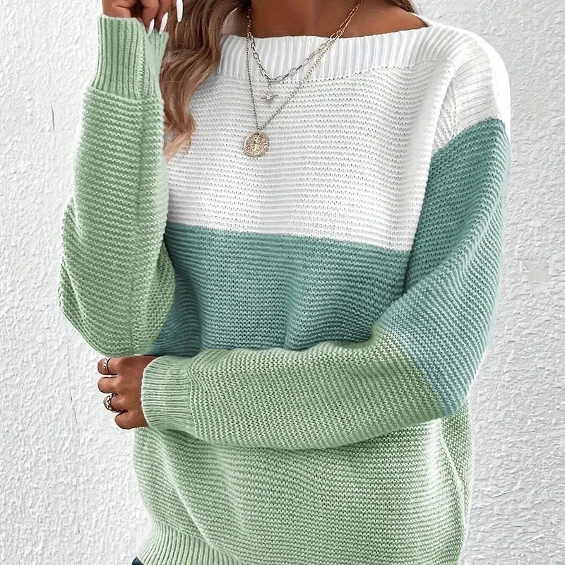 Eleganter Winterpullover Grau - Nora