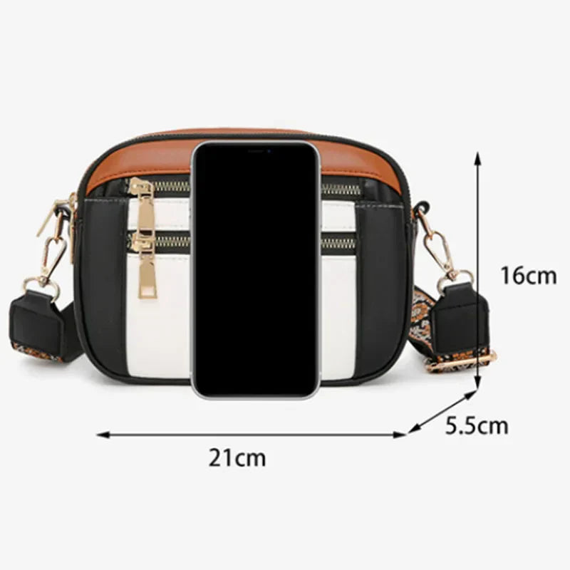 Violett | Finsk PU Leder Schultertasche