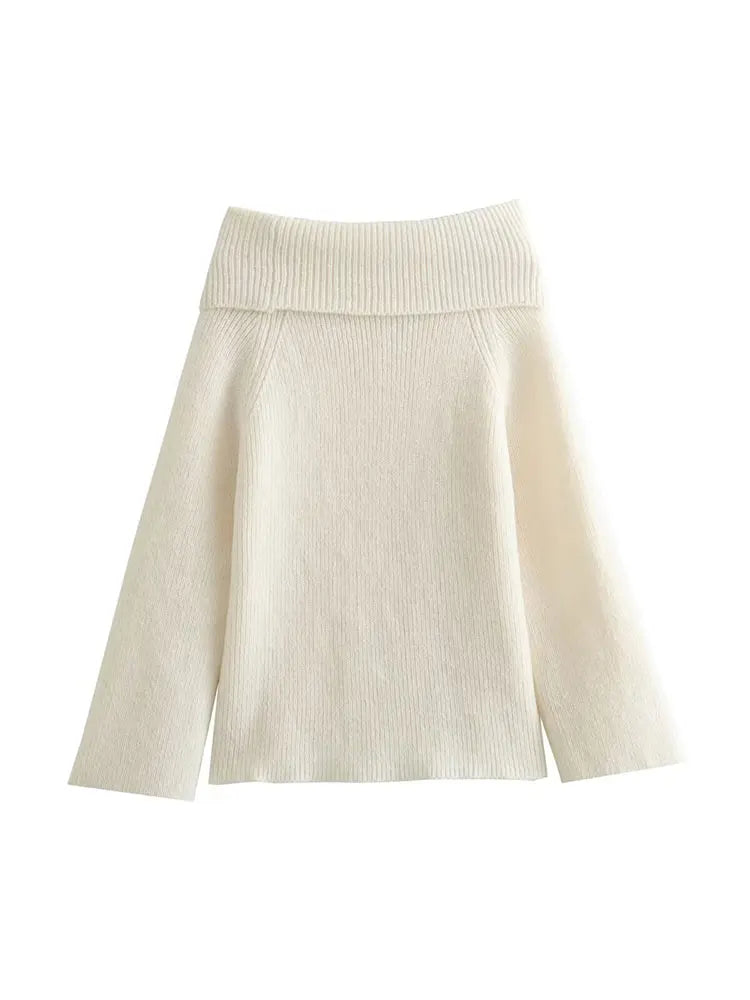 Kiondra | Strickpullover mit Off-Shoulder-Ausschnitt