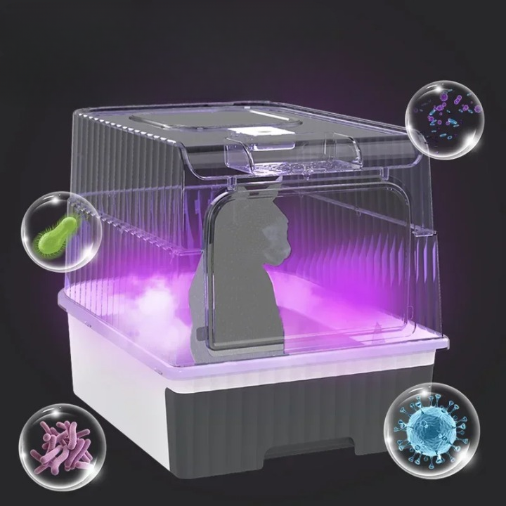 SteriPaw Haven – Selbstreinigendes Katzenklo mit automatischer Sterilisation für Zuhause
